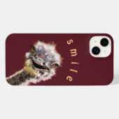 Funny Strauß iPhone Case - benutzerdefinierte Farb Hülle (Rückseite (Horizontal))