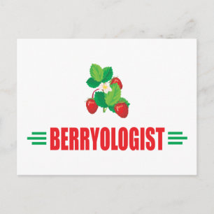Funny Strawberries Postkarte