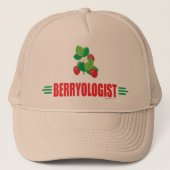 Funny Strawberries Truckerkappe (Vorderseite)