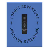 Funny Streaming Poster | TV- oder Movie-Lüfterdeko (Vorderseite)