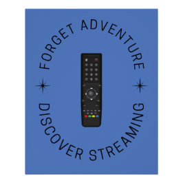 Funny Streaming Poster | TV- oder Movie-Lüfterdeko