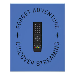 Funny Streaming Poster   TV- oder Movie-Lüfterdeko