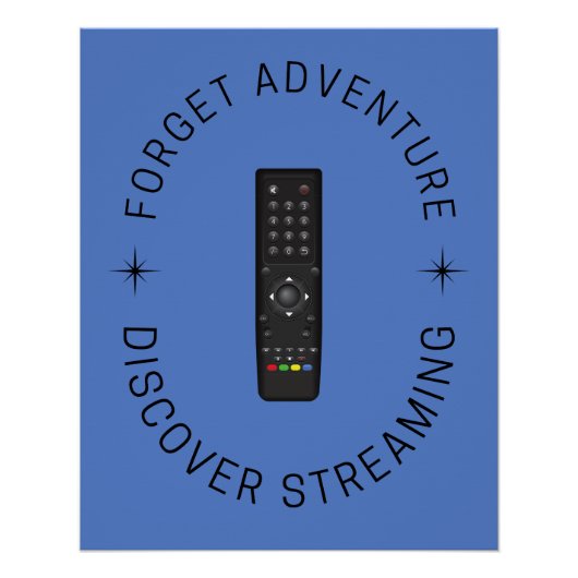 Funny Streaming Poster | TV- oder Movie-Lüfterdeko (Vorderseite)