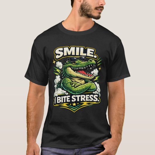 Funny Stress Relief Animal Humor Tee (Vorderseite)