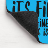 Funny Stressed Angstkatze Mousepad (Ecke)