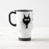 Funny Stressed Cat besser machen Mine De Caf Reisebecher (Links)