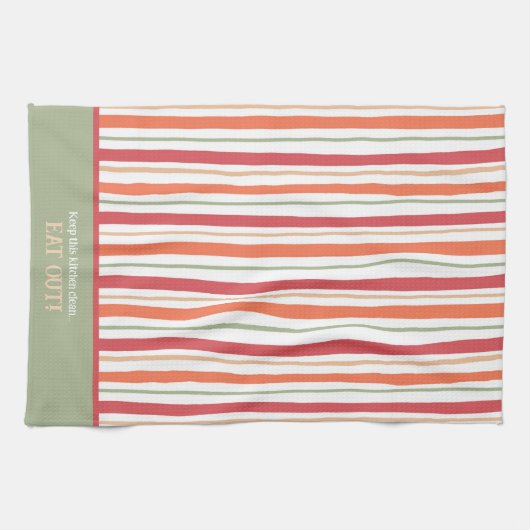 Funny Strike essen aus individuellem Angebot Geschirrtuch (Horizontal)