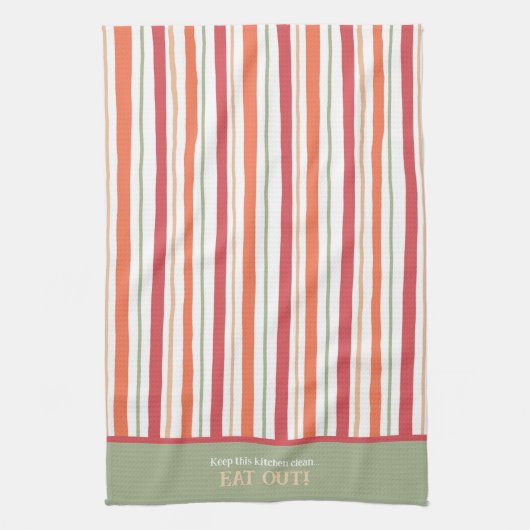 Funny Strike essen aus individuellem Angebot Geschirrtuch (Vertikal)