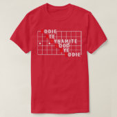 Funny String Name Eddie Ate Dynamite Good Bye Eddi T-Shirt (Design vorne)