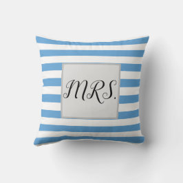 Funny Striped Mrs. Kissen