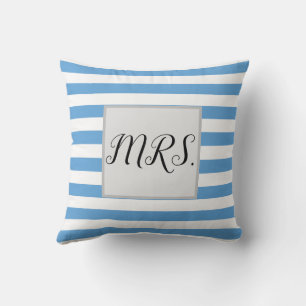 Funny Striped Mrs. Kissen