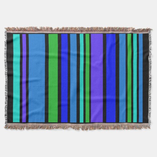 Funny Stripes farbig IV + Ihre Hintergrundfarbe Decke (Vorderseite)