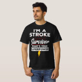 funny stroke survivor - I'm A Stroke Survivor  T-Shirt (Vorne ganz)