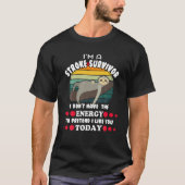 Funny Stroke Survivor T-Shirt (Vorderseite)