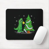 Funny Struggle is Real Dinosaur T-rex Dino Christm Mousepad (Mit Mouse)