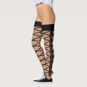 Funny Strumpfhose Strumpf Muster Design für Frauen Leggings (Links)