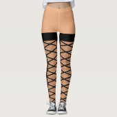 Funny Strumpfhose Strumpf Muster Design für Frauen Leggings (Vorderseite)