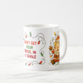 Funny Stuck Santa Christmas Mug Kaffeetasse (VorderseiteRechts)
