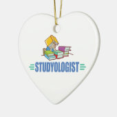 Funny Student Keramikornament (Links)