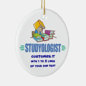 Funny Student Keramikornament (Rechts)