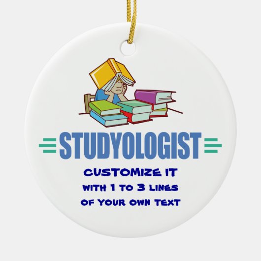 Funny Student Keramikornament (Vorne)