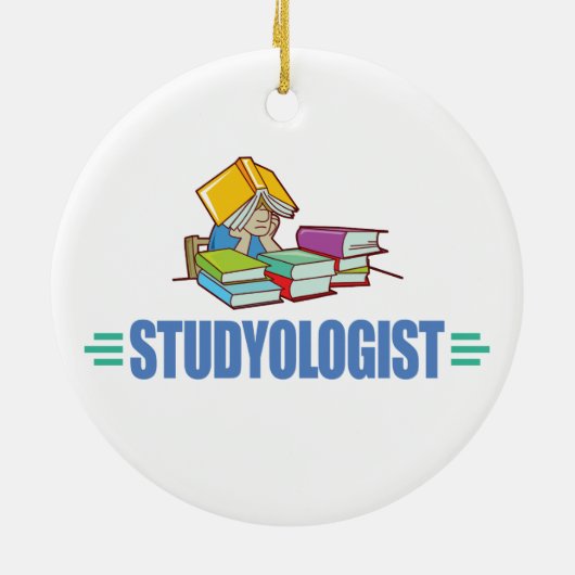 Funny Student Keramikornament (Hinten)