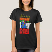 Funny Student Kids Gift 100th Day Happy 100 Days O T-Shirt (Vorderseite)