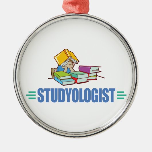 Funny Student Ornament Aus Metall (Vorne)