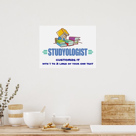 Funny Student Poster (Küche)