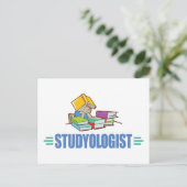 Funny Student Postkarte (Stehend Vorderseite)