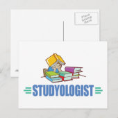Funny Student Postkarte (Vorne/Hinten)