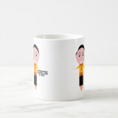 Funny Study Buddy - Stiftzeichendesign Kaffeetasse (Mittel)