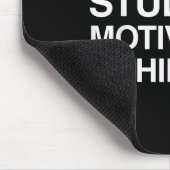 Funny Study Shirt Uni University Student Gi Mousepad (Ecke)