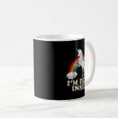 Funny Stuff - Unicorn I'm Dead Inside Sarcastic De Kaffeetasse (VorderseiteRechts)