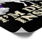 Funny Stuff - Unicorn I'm Dead Inside Sarcastic De Poster (Ecke)