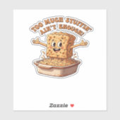 Funny Stuffing Overload Erntedank Classic T-Shi Aufkleber (Blatt)