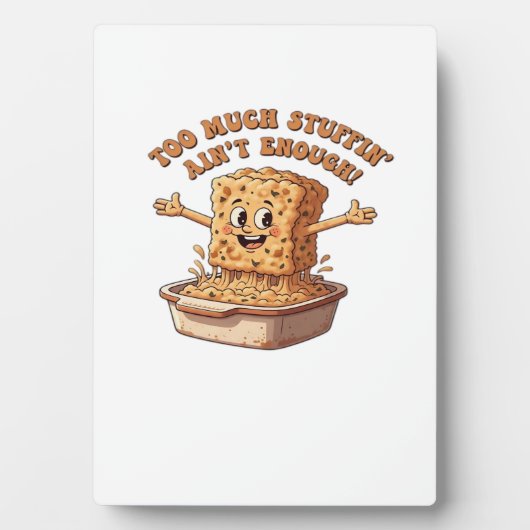 Funny Stuffing Overload Thanksgiving Classic T-Shi Fotoplatte (Vorderseite)