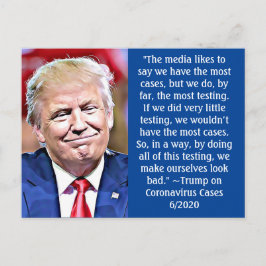 Funny Stupid Trump zitiert Memorabilia Keepake Postkarte