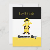 Funny stylish banana feiertagskarte (Vorderseite)