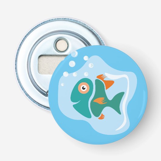 Funny Stylish Fish Flaschenöffner (Vorderseite)