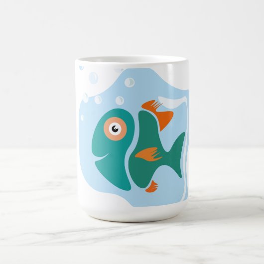 Funny Stylish Fish Kaffeetasse (Mittel)