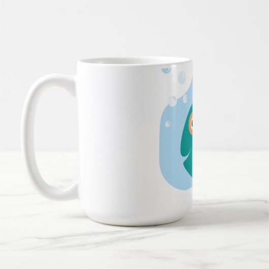 Funny Stylish Fish Kaffeetasse (Links)