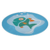 Funny Stylish Fish Schneidebrett (Ecke)