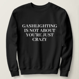 Funny Stylish Niedliche Minimal Monogram Black Sweatshirt