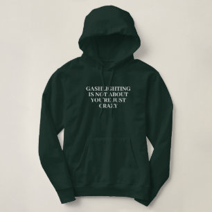 Funny Stylish Niedliche Minimal Monogram Green . Hoodie