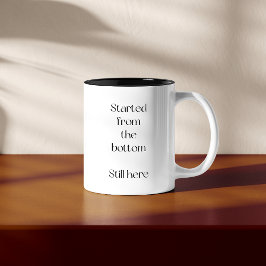 Funny Stylish Two-Tone-Kaffee-Tasse Zweifarbige Tasse