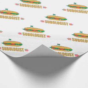 Funny Sub Sandwich Geschenkpapier