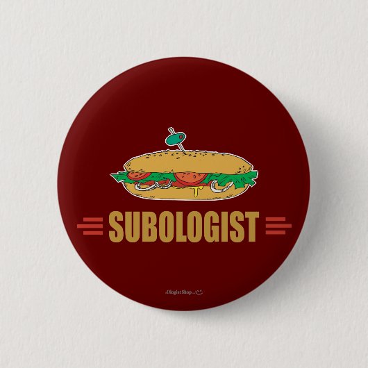 Funny Submarine Sandwich Button (Vorderseite)