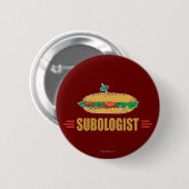 Funny Submarine Sandwich Button (Vorne & Hinten)
