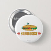 Funny Submarine Sandwich Button (Vorne & Hinten)
